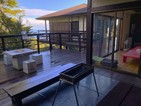 BBQ場　雨天でもOK